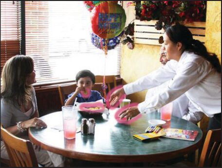 ④There was a family celebrating their son's 4th birthday. His name was Jose Antonio