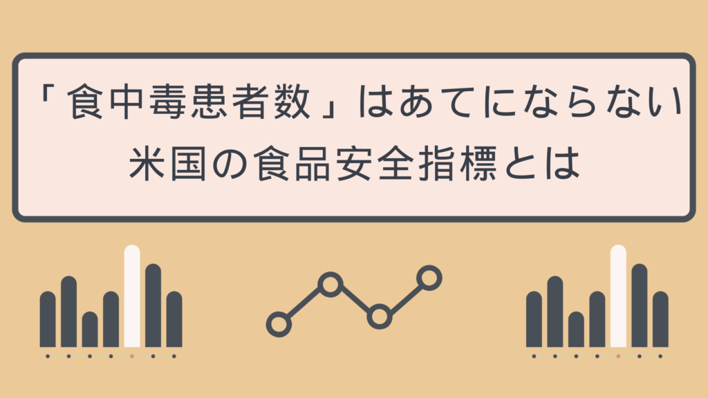 「食中毒患者数」はあてにならない。米国の食品安全指標とは