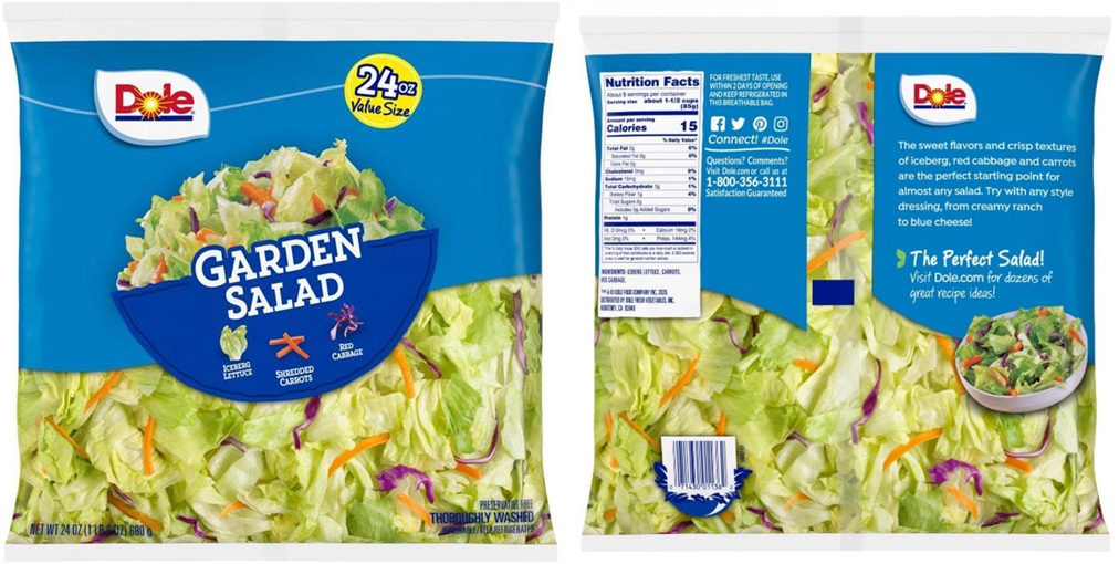 Dole recalled products