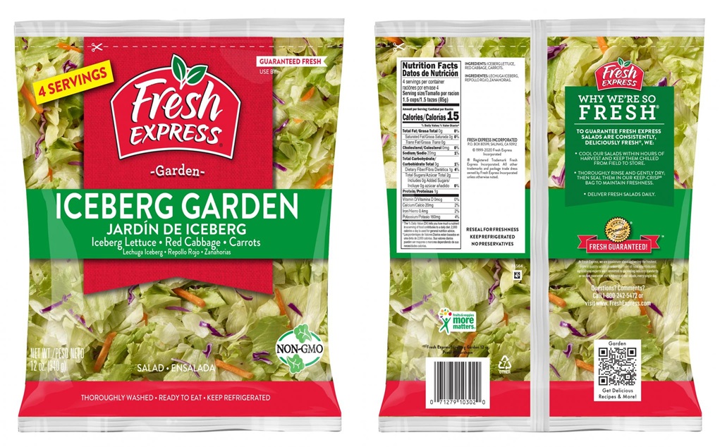 Fresh Express recalled prodtucts