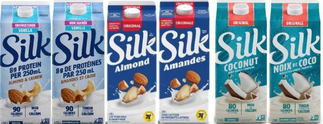 recalled plant based milk