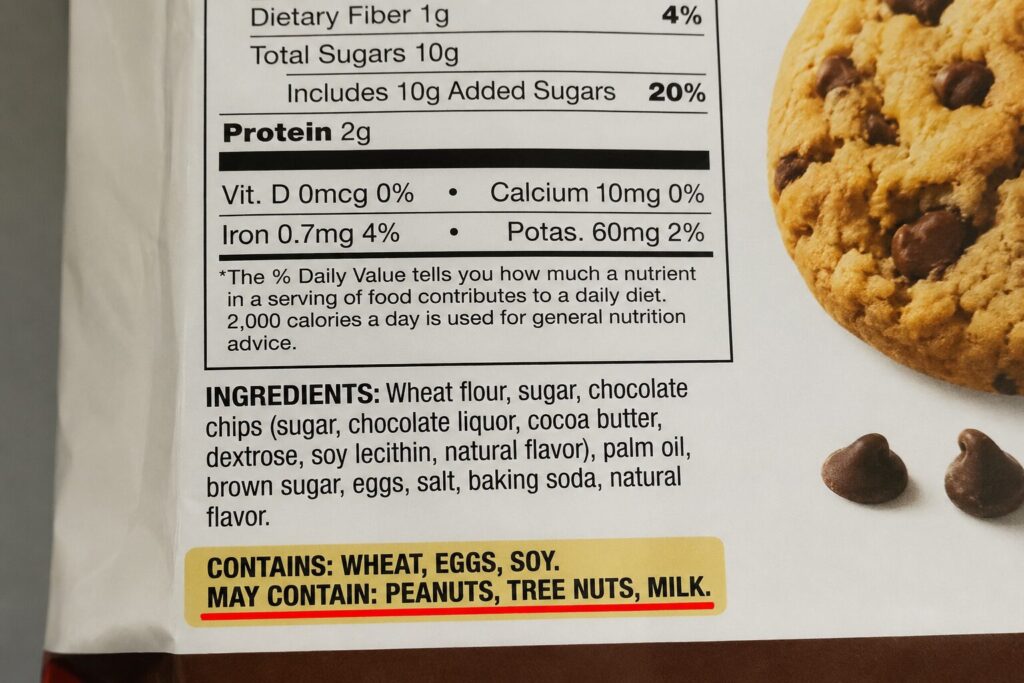 May contain labelling